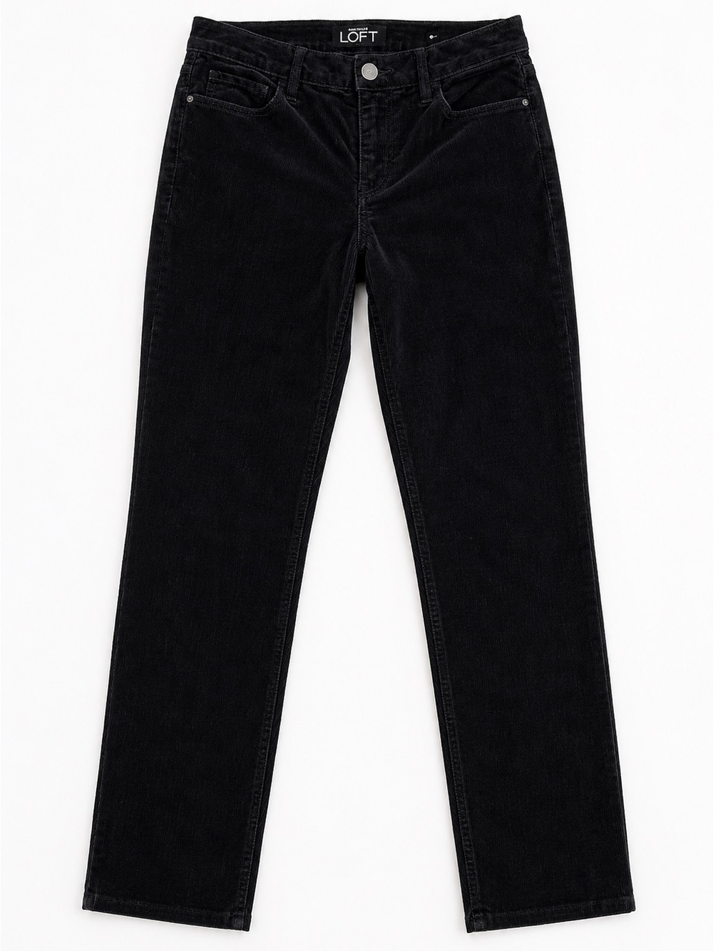 LOFT Women’s Black Skinny Corduroy Pants